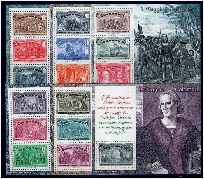 Italy Stamp Scott nr 1883/88 - Francobolli Sassone nº BF10/15