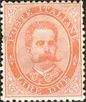 Italy Stamp Scott nr 51 - Francobolli Sassone nº 43