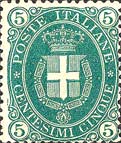 Italy Stamp Scott nr 52 - Francobolli Sassone nº 44 - Click Image to Close