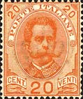 Italy Stamp Scott nr 69 - Francobolli Sassone nº 61 - Click Image to Close