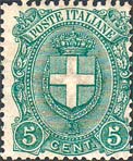 Italy Stamp Scott nr 75 - Francobolli Sassone nº 67 - Click Image to Close