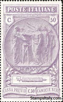 Italy Stamp Scott nr B18 - Francobolli Sassone nº 148 - Click Image to Close