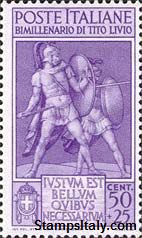 Italy Stamp Scott nr B45 - Francobolli Sassone nº 460 - Click Image to Close
