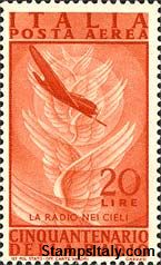 Italy Stamp Scott nr C118 - Francobolli Sassone nº A138