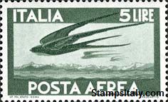Italy Stamp Scott nr C130 - Francobolli Sassone nº A155