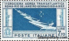 Italy Stamp Scott nr C27 - Francobolli Sassone nº A25 - Click Image to Close