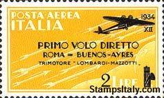 Italy Stamp Scott nr C52 - Francobolli Sassone nº A56