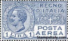 Italy Stamp Scott nr C6 - Francobolli Sassone nº A4 - Click Image to Close