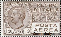 Italy Stamp Scott nr C7 - Francobolli Sassone nº A5 - Click Image to Close
