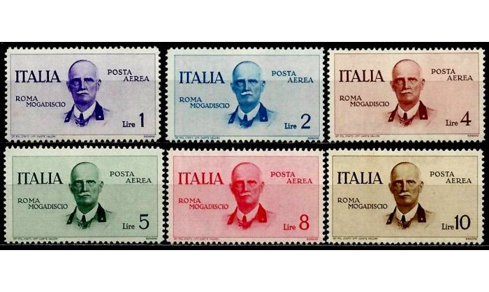 Italy Stamp Scott nr C73/C78 - Francobolli Sassone nº A83/A88