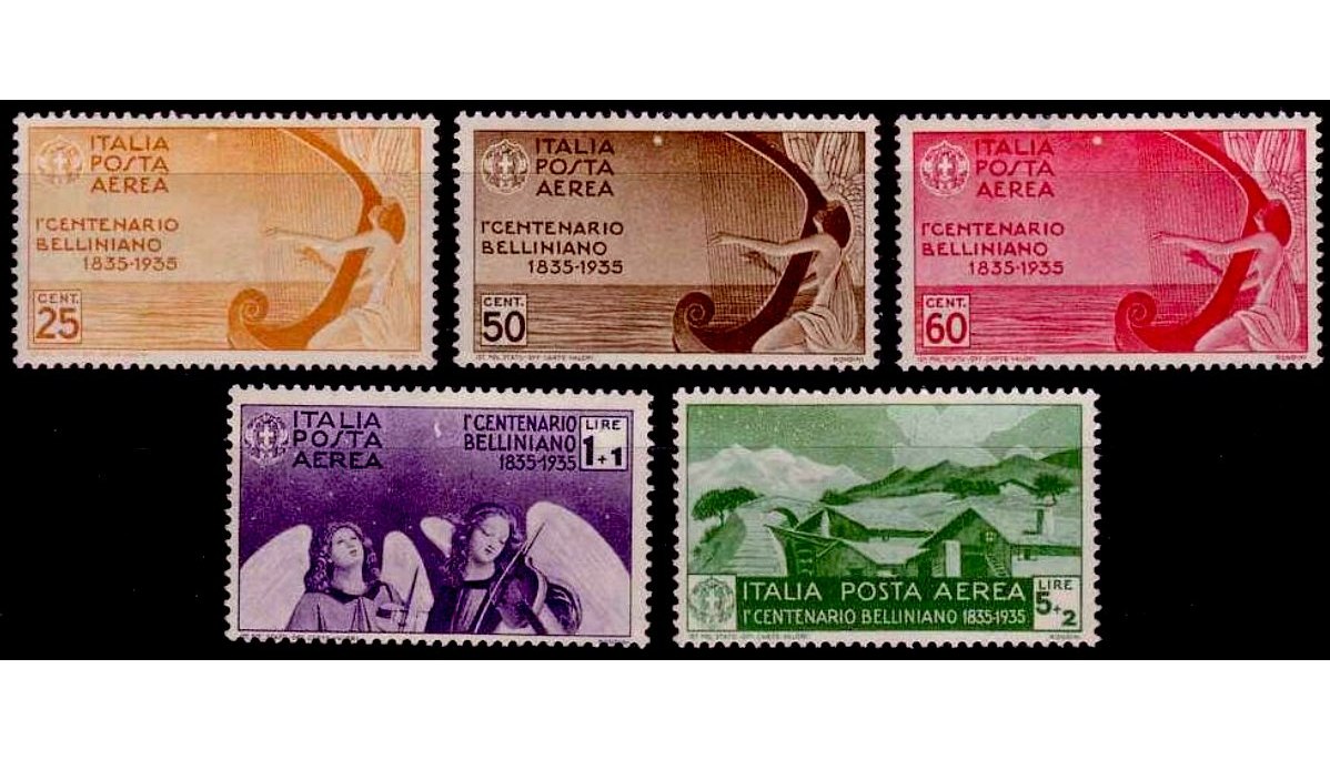 Italy Stamp Scott nr C79/C83 - Francobolli Sassone nº A90/A94