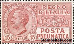 Italy Stamp Scott nr D3 - Francobolli Sassone nº PN12 - Click Image to Close