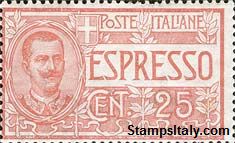 Italy Stamp Scott nr E1 - Francobolli Sassone nº E1 - Click Image to Close