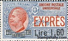 Italy Stamp Scott nr E12 - Francobolli Sassone nº E10 - Click Image to Close