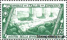 Italy Stamp Scott nr E16 - Francobolli Sassone nº E17 - Click Image to Close