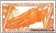 Italy Stamp Scott nr E17 - Francobolli Sassone nº E18 - Click Image to Close