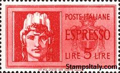 Italy Stamp Scott nr E18 - Francobolli Sassone nº E24 - Click Image to Close