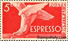 Italy Stamp Scott nr E19 - Francobolli Sassone nº E25 - Click Image to Close