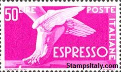 Italy Stamp Scott nr E24 - Francobolli Sassone nº E30 - Click Image to Close