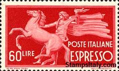 Italy Stamp Scott nr E25 - Francobolli Sassone nº E31 - Click Image to Close