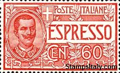 Italy Stamp Scott nr E3 - Francobolli Sassone nº E7 - Click Image to Close
