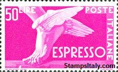 Italy Stamp Scott nr E32 - Francobolli Sassone nº E33 - Click Image to Close