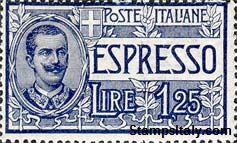 Italy Stamp Scott nr E5 - Francobolli Sassone nº E12