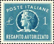 Italy Stamp Scott nr EY6 - Francobolli Sassone nº RA8 - Click Image to Close