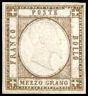 Naples Stamp Scott nr 20 - Francobollo Napoli Sassone nº 18