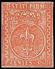 Parma Stamp Scott nr 7 - Francobollo Parma Sassone nº 7