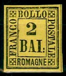 Romagna Stamp Scott nr 3 - Francobollo Romange Sassone nº 3