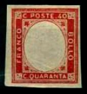 Sardinia Stamp Scott nr 13 - Francobollo Sardegna Sassone nº 16
