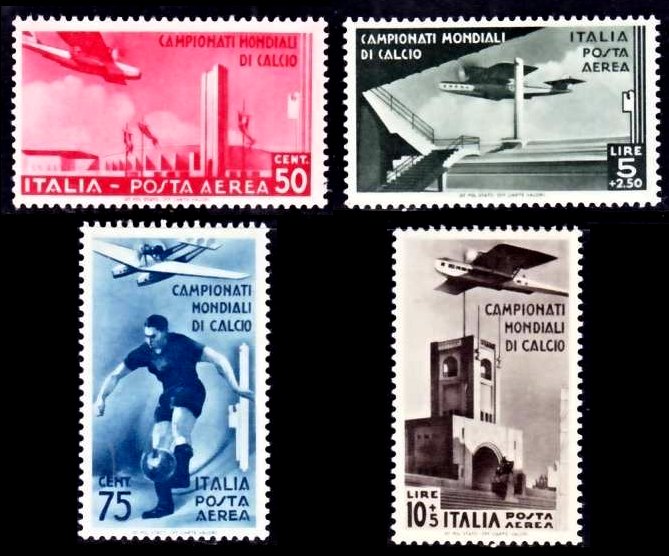 Italy Stamp Scott nr C62/C65 - Francobolli Sassone nº A69/A72