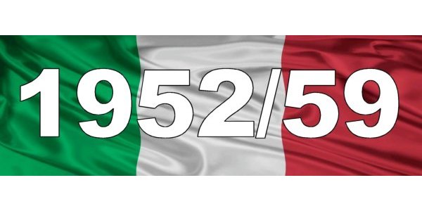 Italy Full Years 1952/1959 - Italia Annata Completa 1952/1959