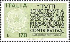 Italy Stamp Scott nr 1260 - Francobolli Sassone nº 1369