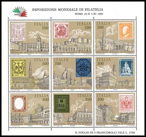 Italy Stamp Scott nr 1651 - Francobolli Sassone nº BF1 - Click Image to Close