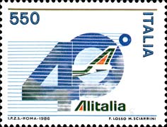 Italy Stamp Scott nr 1689 - Francobolli Sassone nº 1779 - Click Image to Close