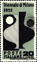 Italy Stamp Scott nr 582 - Francobolli Sassone nº 666 - Click Image to Close