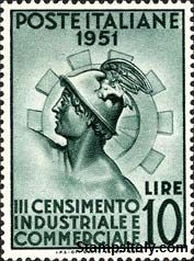 Italy Stamp Scott nr 590 - Francobolli Sassone nº 675 - Click Image to Close