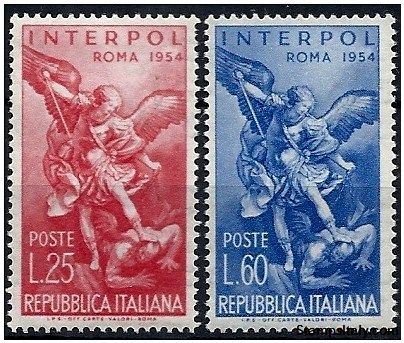 Italy Stamp Scott nr 658/659 - Francobolli Sassone nº 744/745