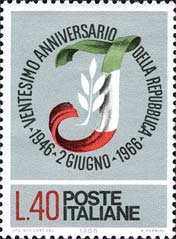 Italy Stamp Scott nr 939 - Francobolli Sassone nº 1025