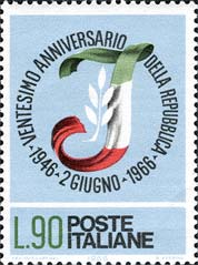 Italy Stamp Scott nr 940 - Francobolli Sassone nº 1026