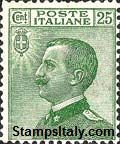 Italy Stamp Scott nr 101 - Francobolli Sassone nº 219
