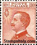 Italy Stamp Scott nr 102 - Francobolli Sassone nº 127 - Click Image to Close