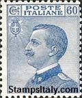 Italy Stamp Scott nr 108 - Francobolli Sassone nº 157 - Click Image to Close