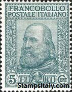 Italy Stamp Scott nr 115 - Francobolli Sassone nº 87 - Click Image to Close