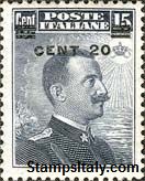 Italy Stamp Scott nr 129 - Francobolli Sassone nº 106