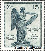 Italy Stamp Scott nr 138 - Francobolli Sassone nº 121 - Click Image to Close