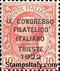 Italy Stamp Scott nr 142A - Francobolli Sassone nº 123 - Click Image to Close