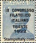 Italy Stamp Scott nr 142C - Francobolli Sassone nº 125 - Click Image to Close